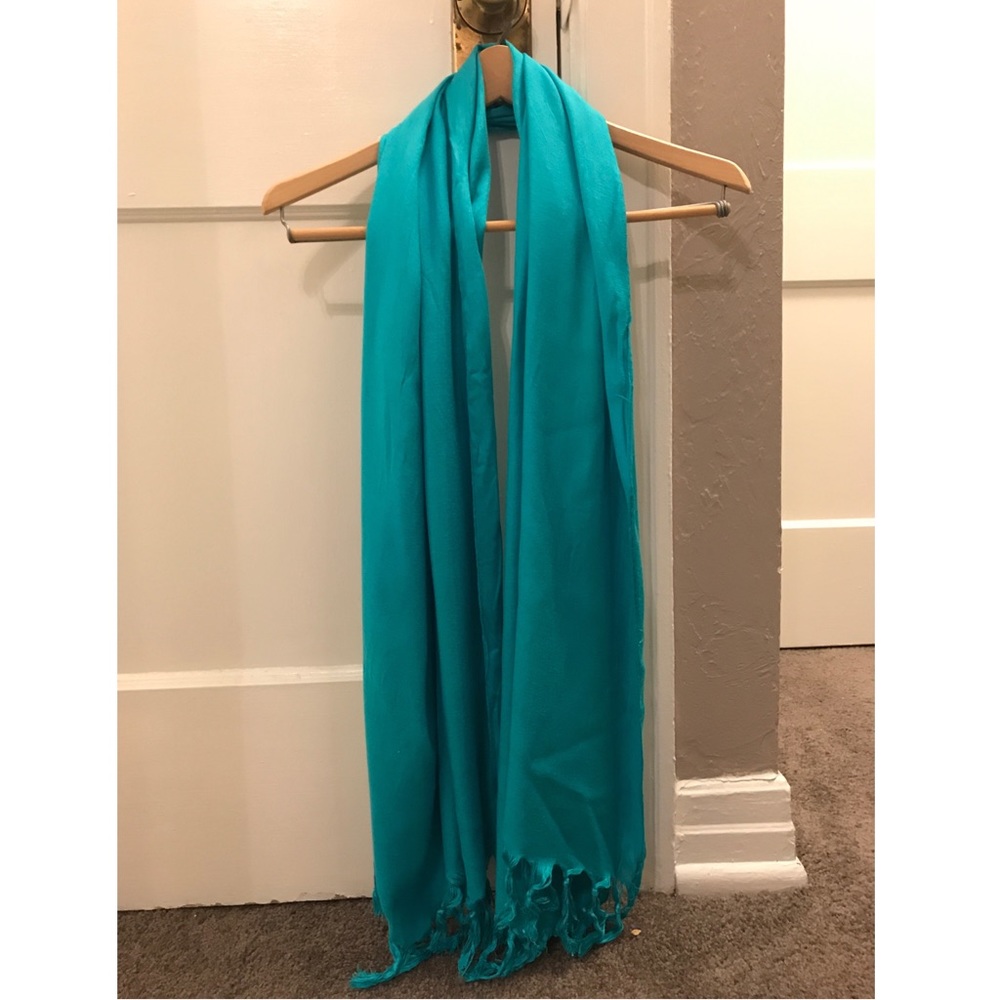 Egyptian Cotton Turquoise Scarf